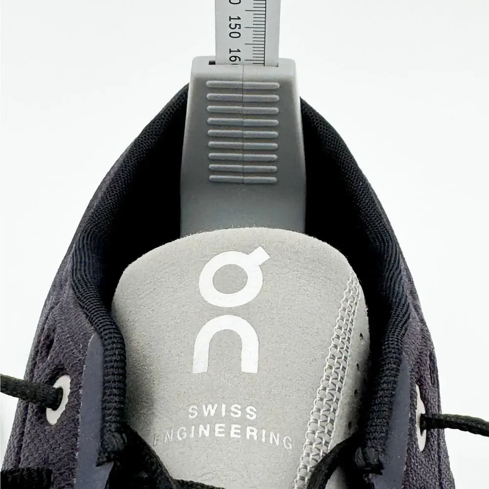 On Cloud Running Shoes Mens 11.5 Womens 13 Black Slate CloudTec Sneakers